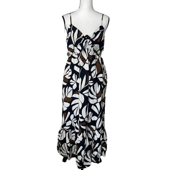 Botanical Print Sleeveless Tie-Front Midi Dress - Tabitha Brown for Target - Picture 5 of 5